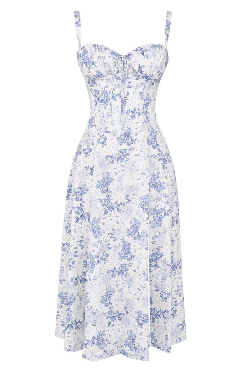 Tess - Romantische Bruiloft Gastenjurk Dames met Bustier en Strikdetail