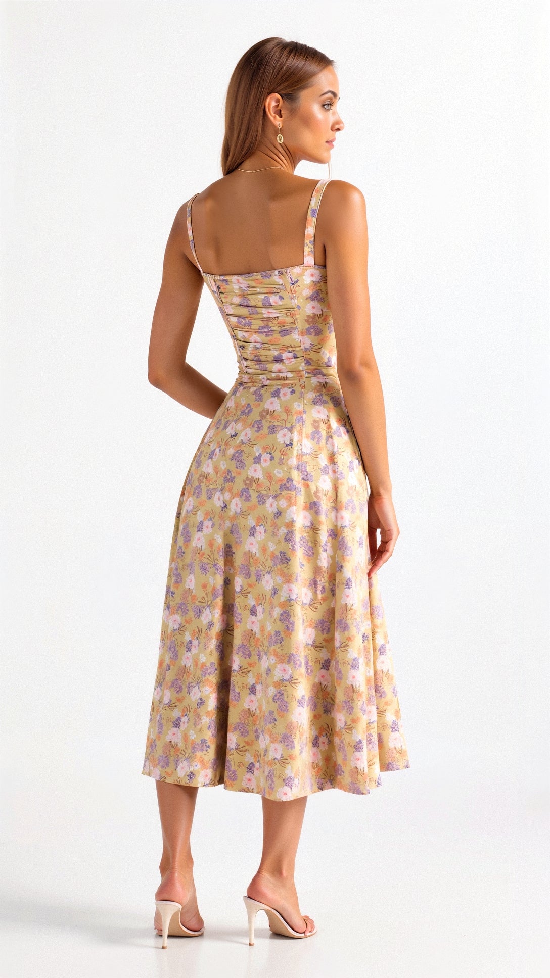 Tess - Romantische Bruiloft Gastenjurk Dames met Bustier en Strikdetail