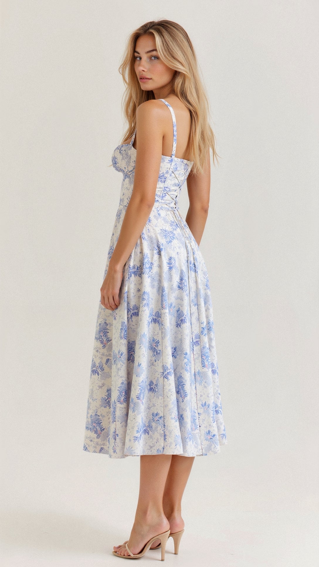 Tess - Romantische Bruiloft Gastenjurk Dames met Bustier en Strikdetail