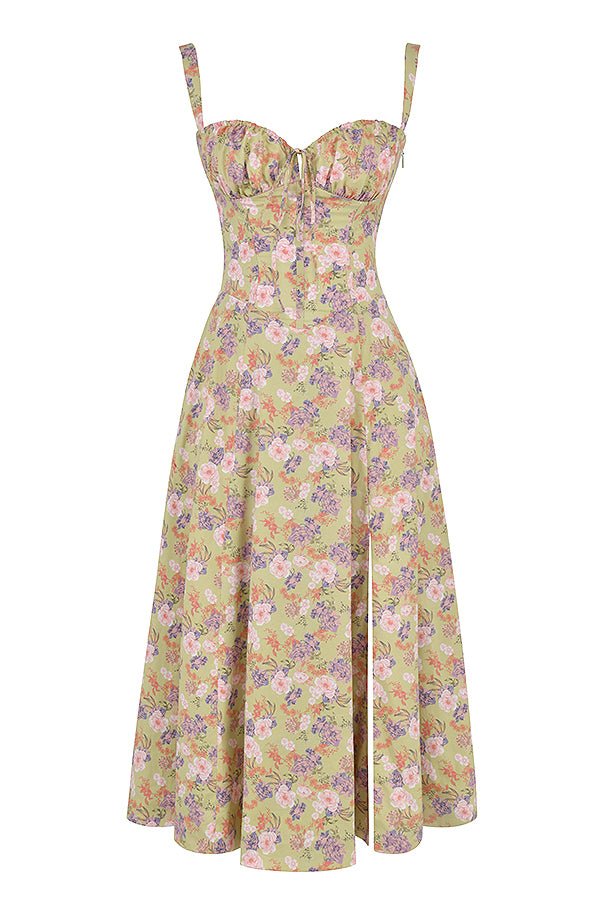 Tess - Romantische Bruiloft Gastenjurk Dames met Bustier en Strikdetail