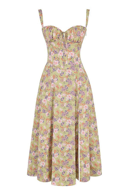 Tess - Romantische Bruiloft Gastenjurk Dames met Bustier en Strikdetail