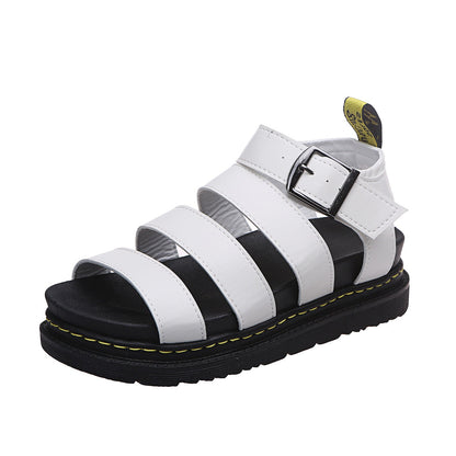 Tess - Stoere Orthopedische Sandalen Dames met Brede Banden en Gespsluiting