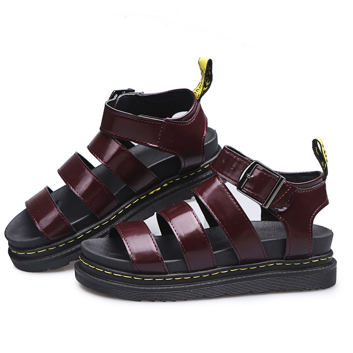 Tess - Stoere Orthopedische Sandalen Dames met Brede Banden en Gespsluiting