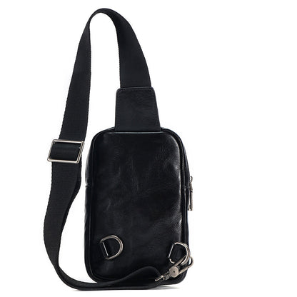 Tas Heren - Licht Sling Bag met Brede Band en Rits | Veelzijdig