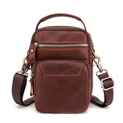 Tas Heren - Compacte Crossbody met Meerdere Vakken en Topgreep | Casual