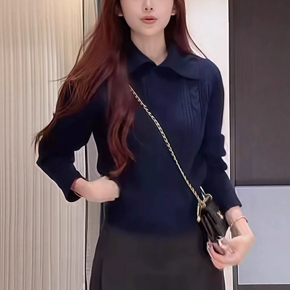 Trui Dames - Gebreid Polokraag Model | Casual Chique