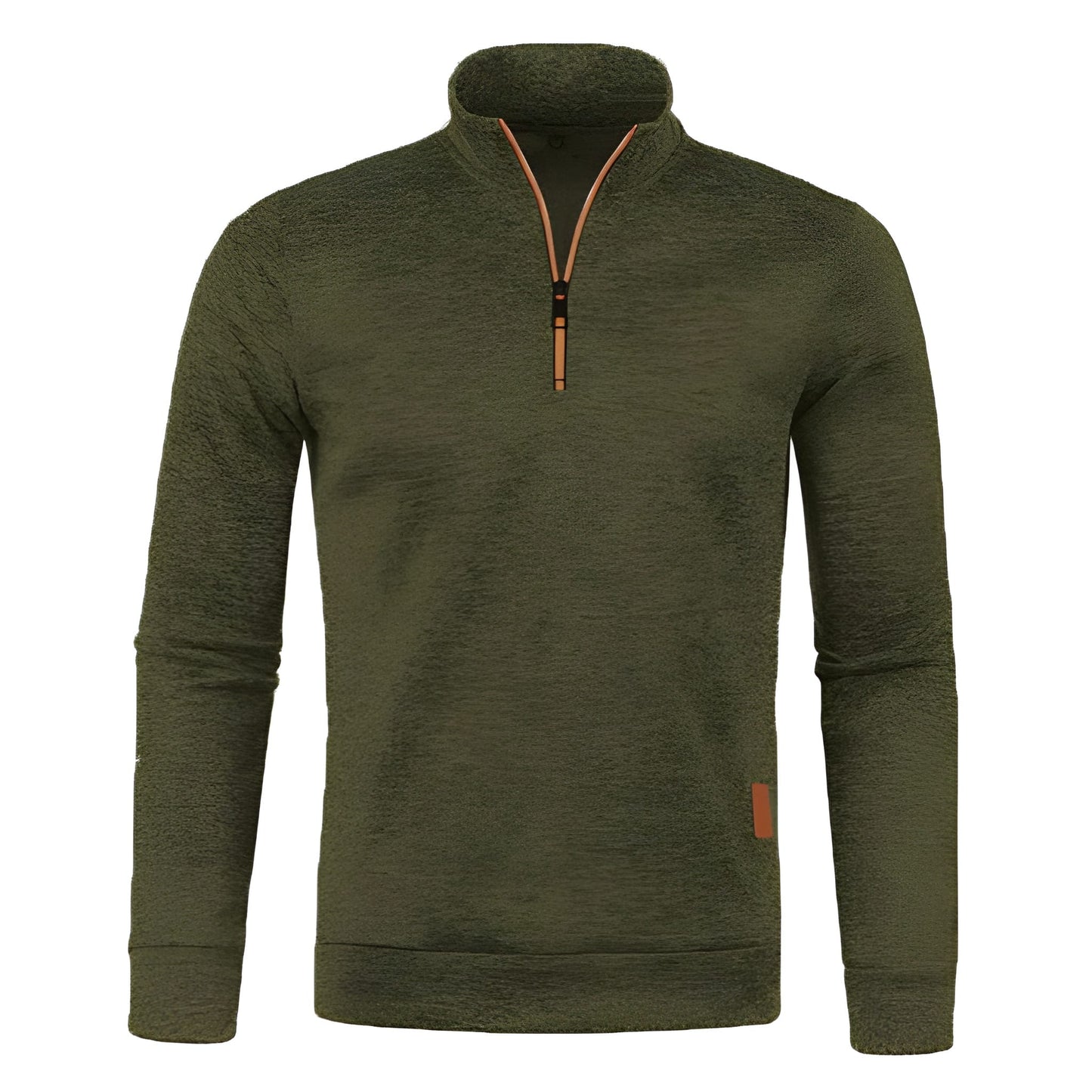 Sweater Heren - Rekken Half Zip met Opstaande Kraag | Training
