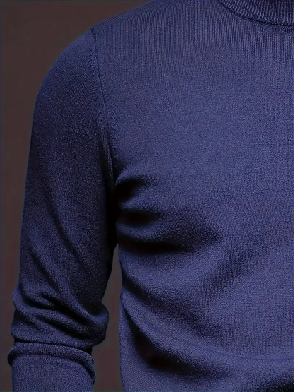 Sweater Heren - Slim Fit Gebreid Model met Ronde Hals | Casual