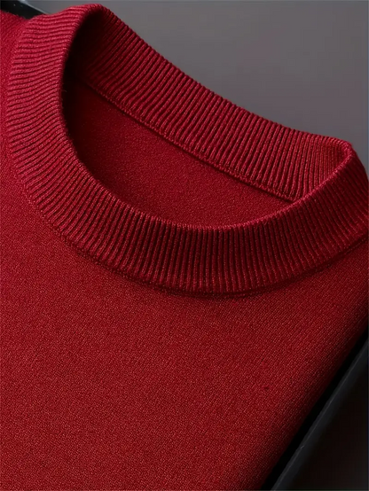 Sweater Heren - Slim Fit Gebreid Model met Ronde Hals | Casual