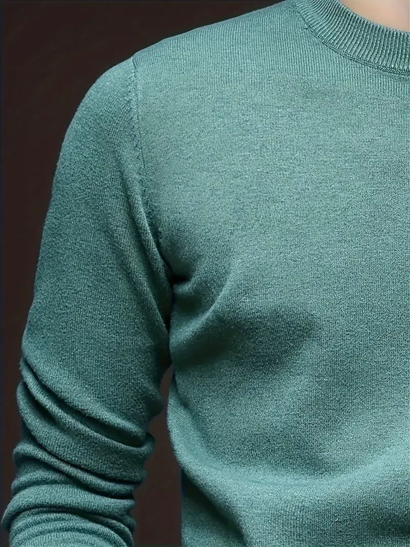Sweater Heren - Slim Fit Gebreid Model met Ronde Hals | Casual