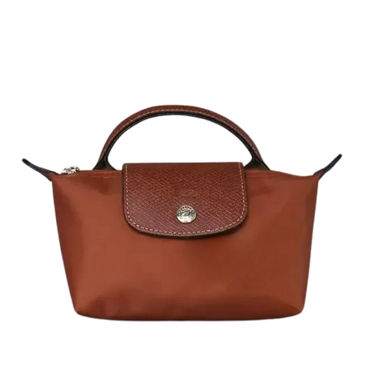Tas Dames - Compacte Mini Handtas met Flap en Zilver Detail | Casual