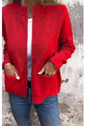 Vest Dames - Geribd Zip Model met Zakken | Casual