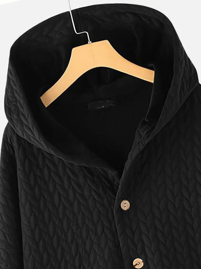 Yara - Dames Winterjas Oversized met Capuchon en Asymmetrische Zoom