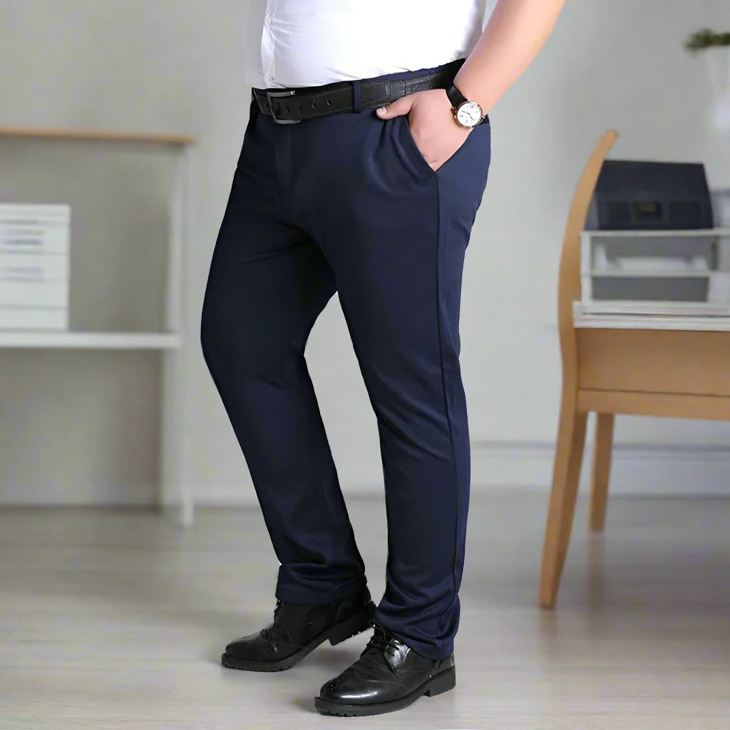 Pantalon Heren - Rechte Pijp met Elastische Taille | Regular Fit