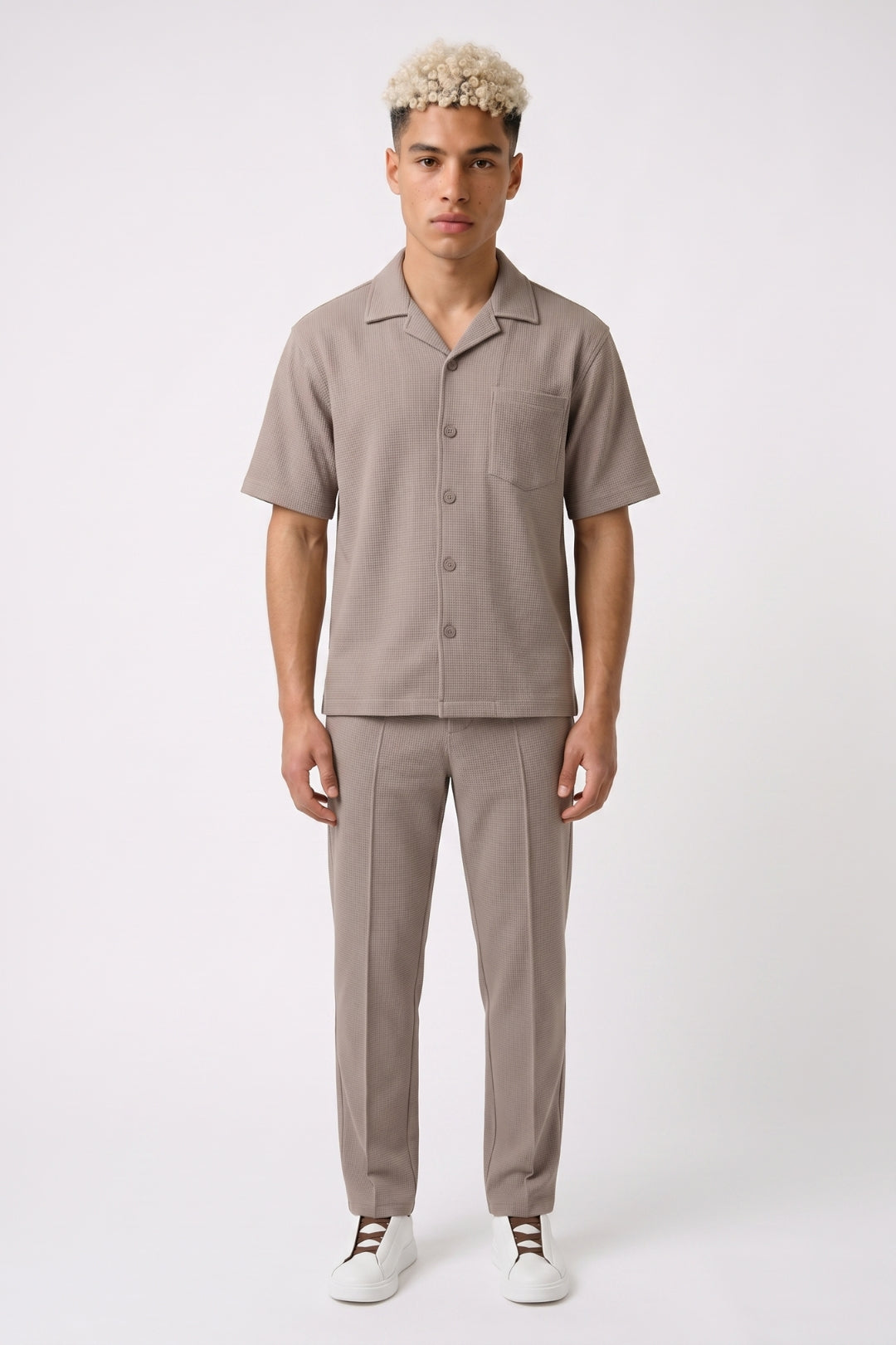 Zomerset Heren - Cubaanse Kraag Overhemd met Pantalon | Casual Chic