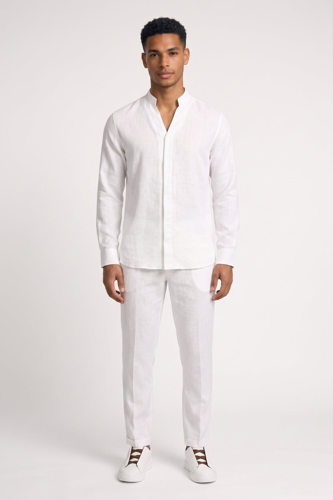 Zomerset Heren - Lange Mouw Overhemd met Pantalon | Casual Chic