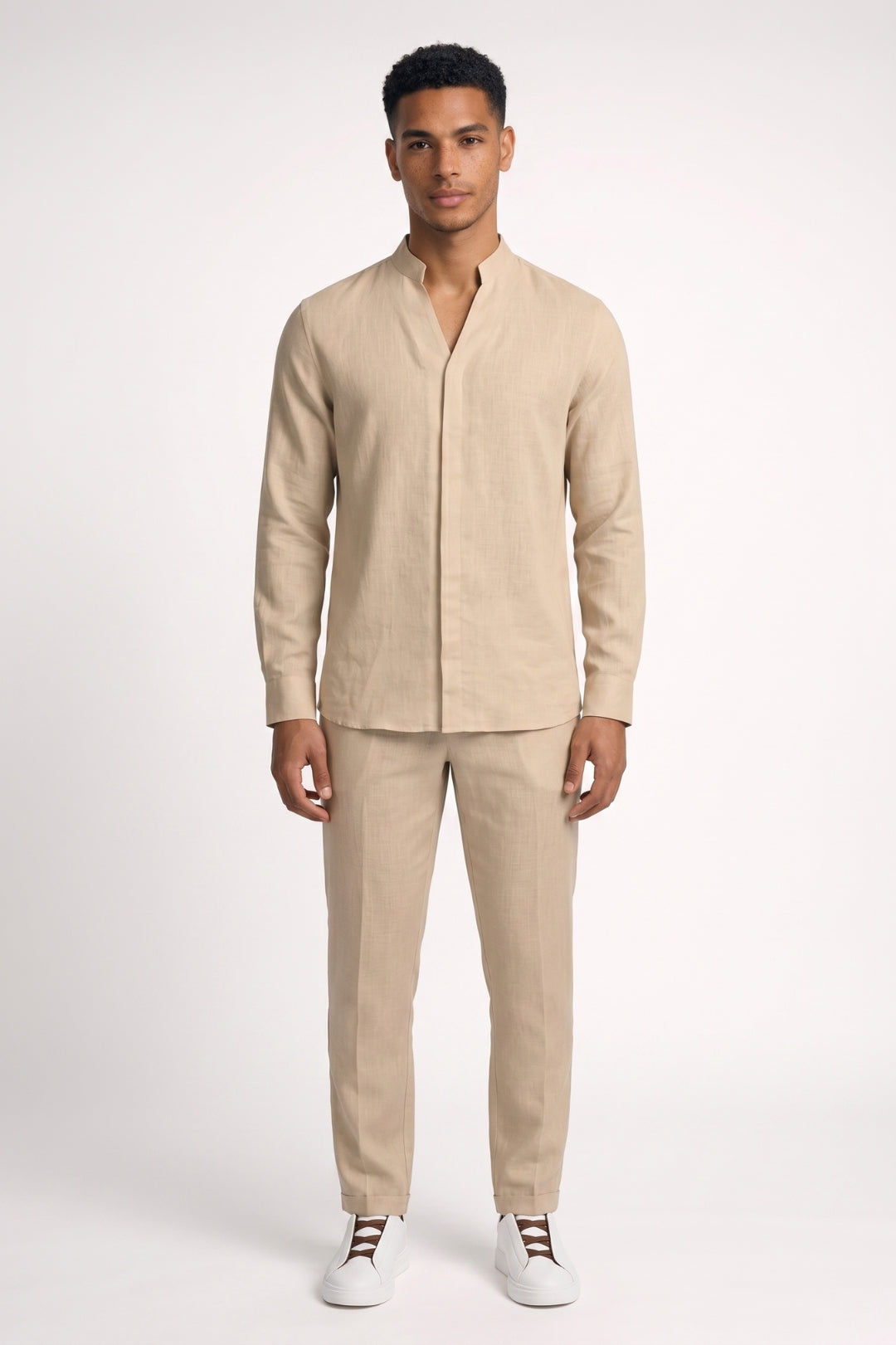 Zomerset Heren - Lange Mouw Overhemd met Pantalon | Casual Chic