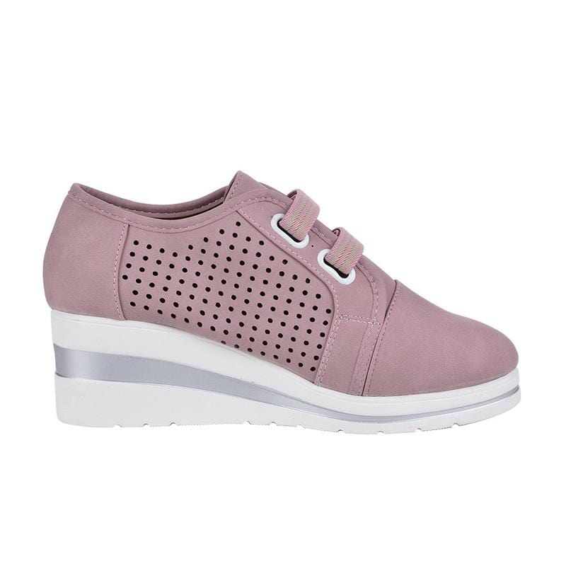 Sneakers Dames - Instap met Rits en Strass Details | Casual