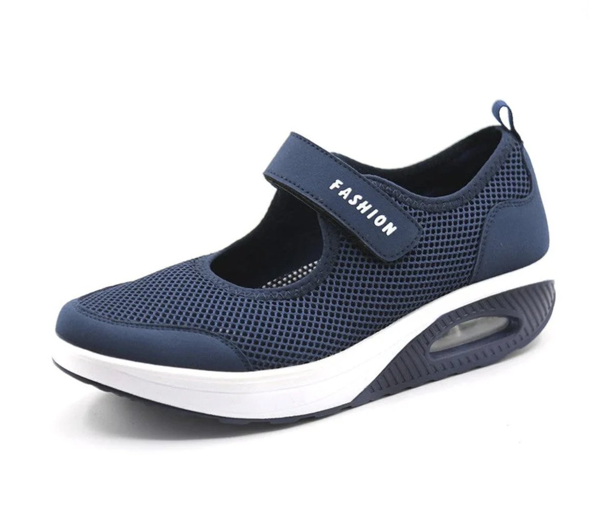 Sneakers Dames - Platform met Klittenband | Casual Comfort