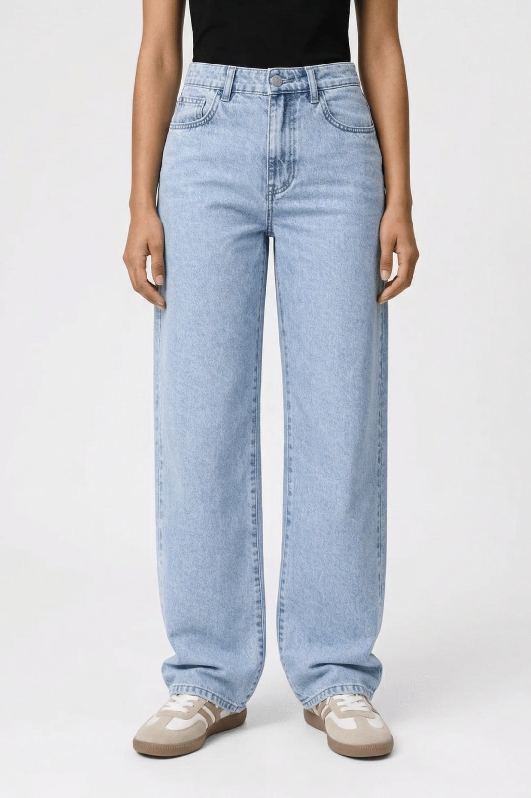 Jeans Dames - Brede benen Hoge Taille | Straight Fit