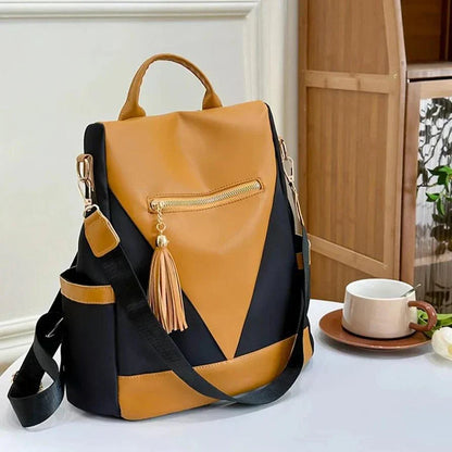 Tas Dames - Veelzijdige Rugzak met Voorvak en Kwasthanger | Casual