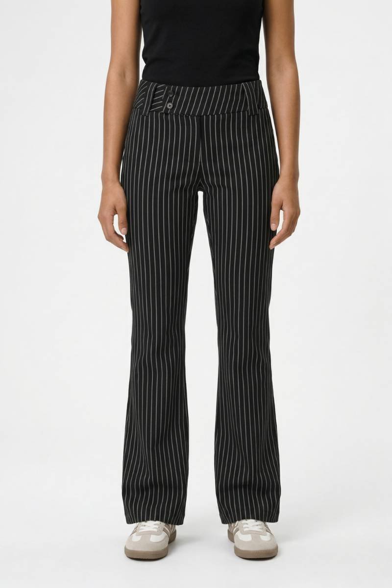 Gestreepte Broek Dames - Wijdvallend | Hoge Taille