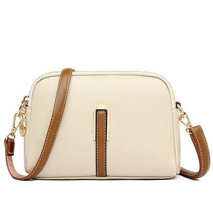 Tas Dames - Kleine Crossbody met Dubbele Rits en Schouderriem | Chique