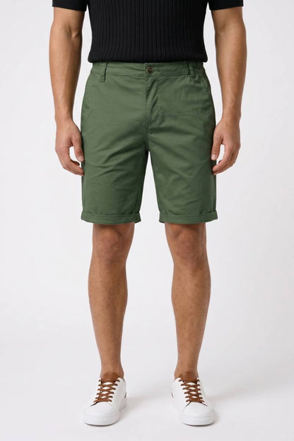 Korte Broek Heren - Casual | Bermuda Stijl — Groen