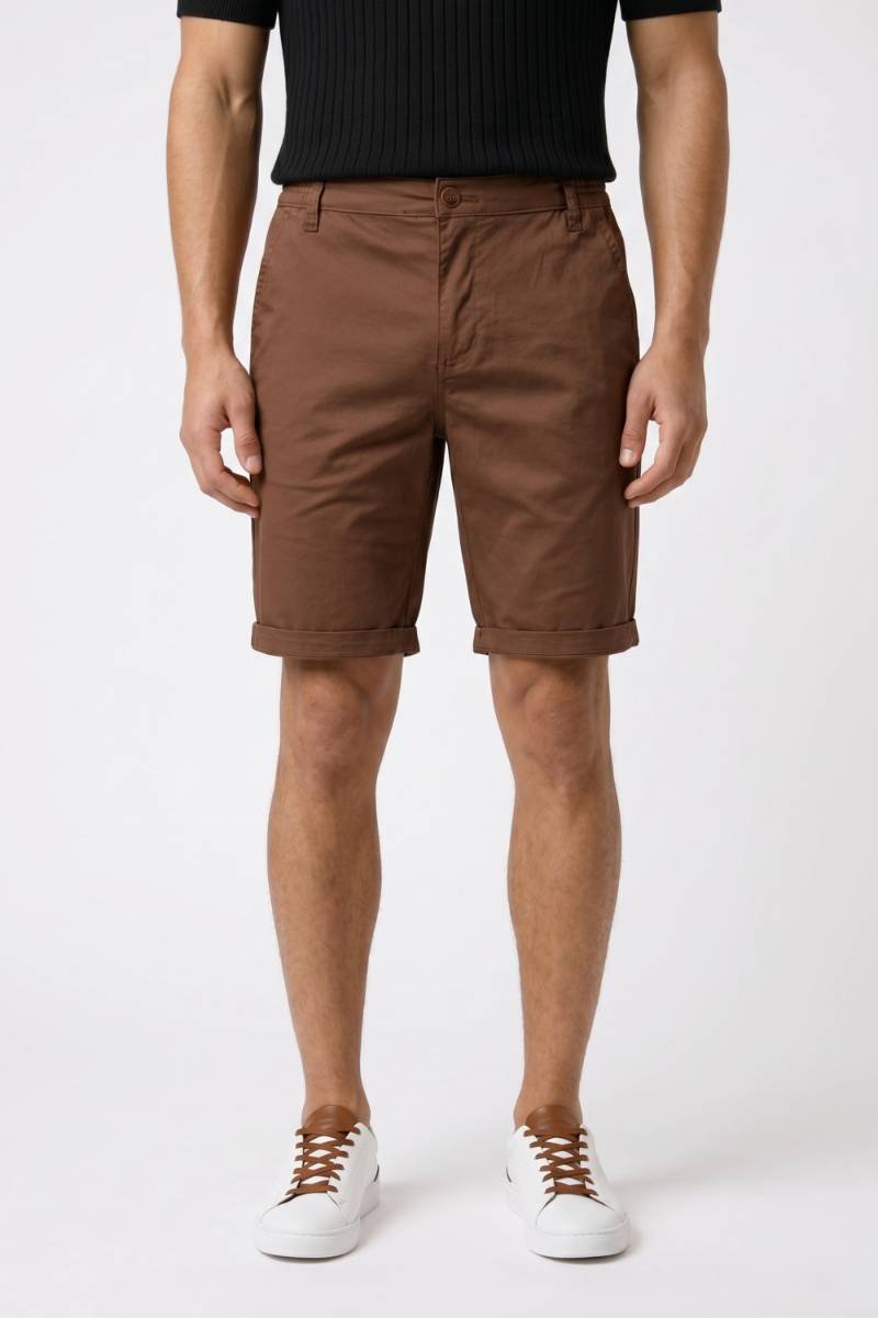 Korte Broek Heren - Casual | Bermuda Stijl — Bruin