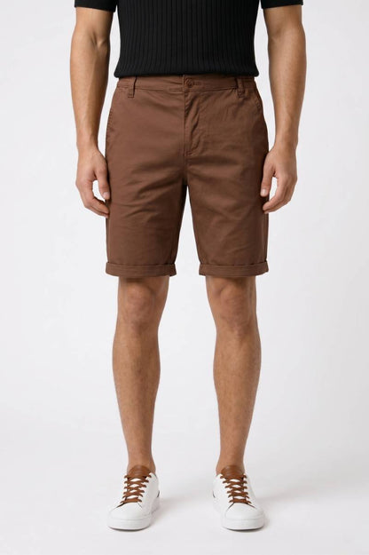 Korte Broek Heren - Casual | Bermuda Stijl — Bruin