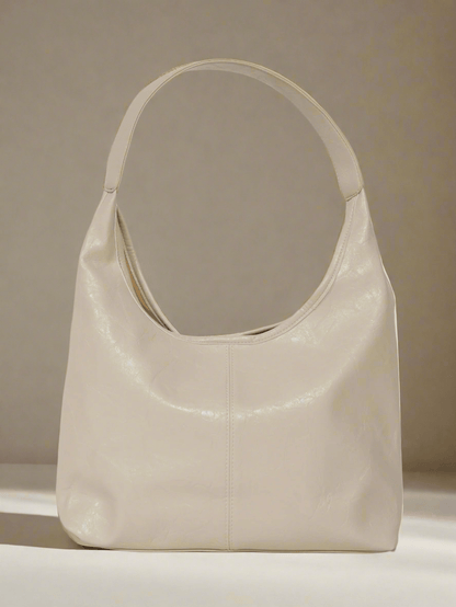 Tas Dames - Ruime Zachte Hobo met Enkele Schouderriem en Naaddetail | Casual