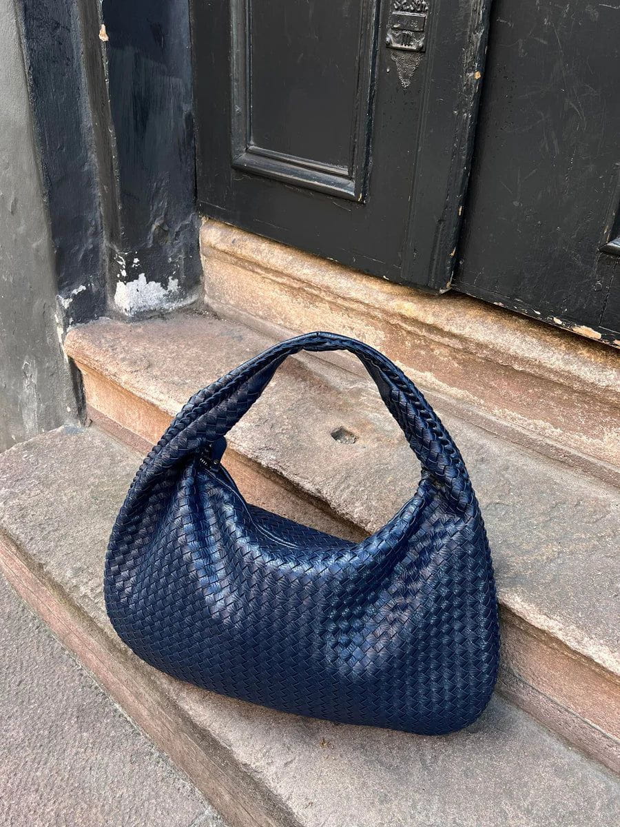 Tas Dames - Grote Gevlochten Hobo met Gevlochten Handvat en Rits | Chic
