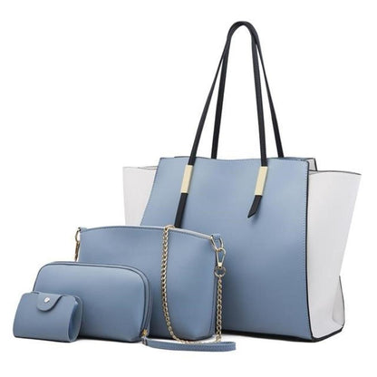 Tas Dames - 4-Delige Set met Shopper, Crossbody en Clutch | Chic
