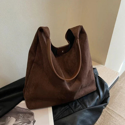 Tas Dames - Oversized Zachte Tote met Enkele Schouderriem | Casual
