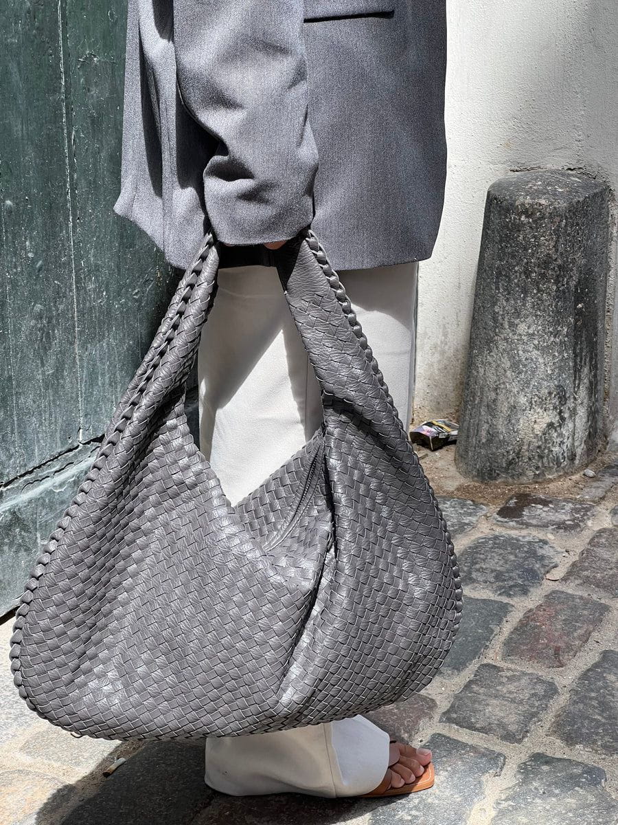 Tas Dames - Grote Gevlochten Hobo met Enkele Schouderriem | Casual