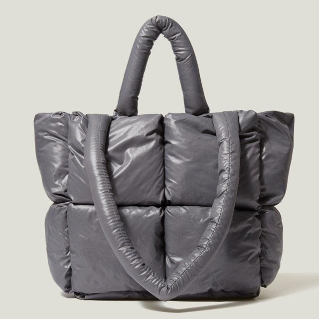 Tas Dames - Gewatteerde Tote met Gevuld Handvat en Puffer Panelen | Casual