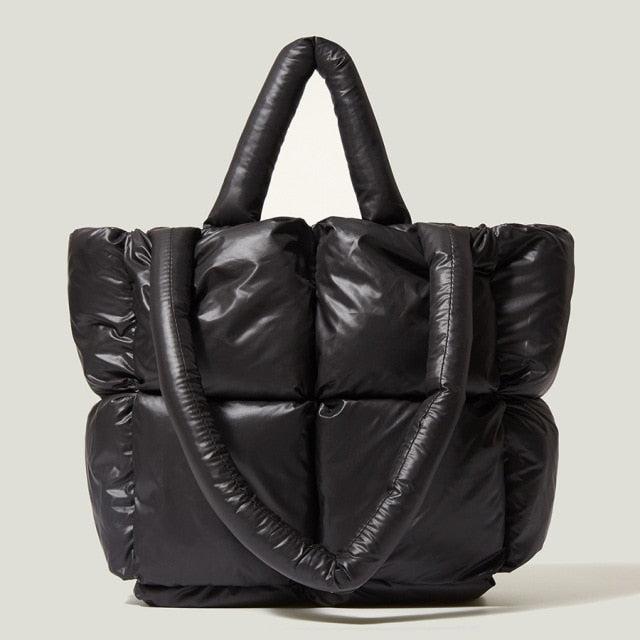 Tas Dames - Gewatteerde Tote met Gevuld Handvat en Puffer Panelen | Casual