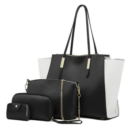 Tas Dames - 4-Delige Set met Shopper, Crossbody en Clutch | Chic