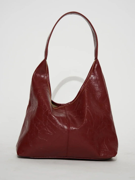 Tas Dames - Ruime Hobo met Open Top en Enkele Schouderband | Chique