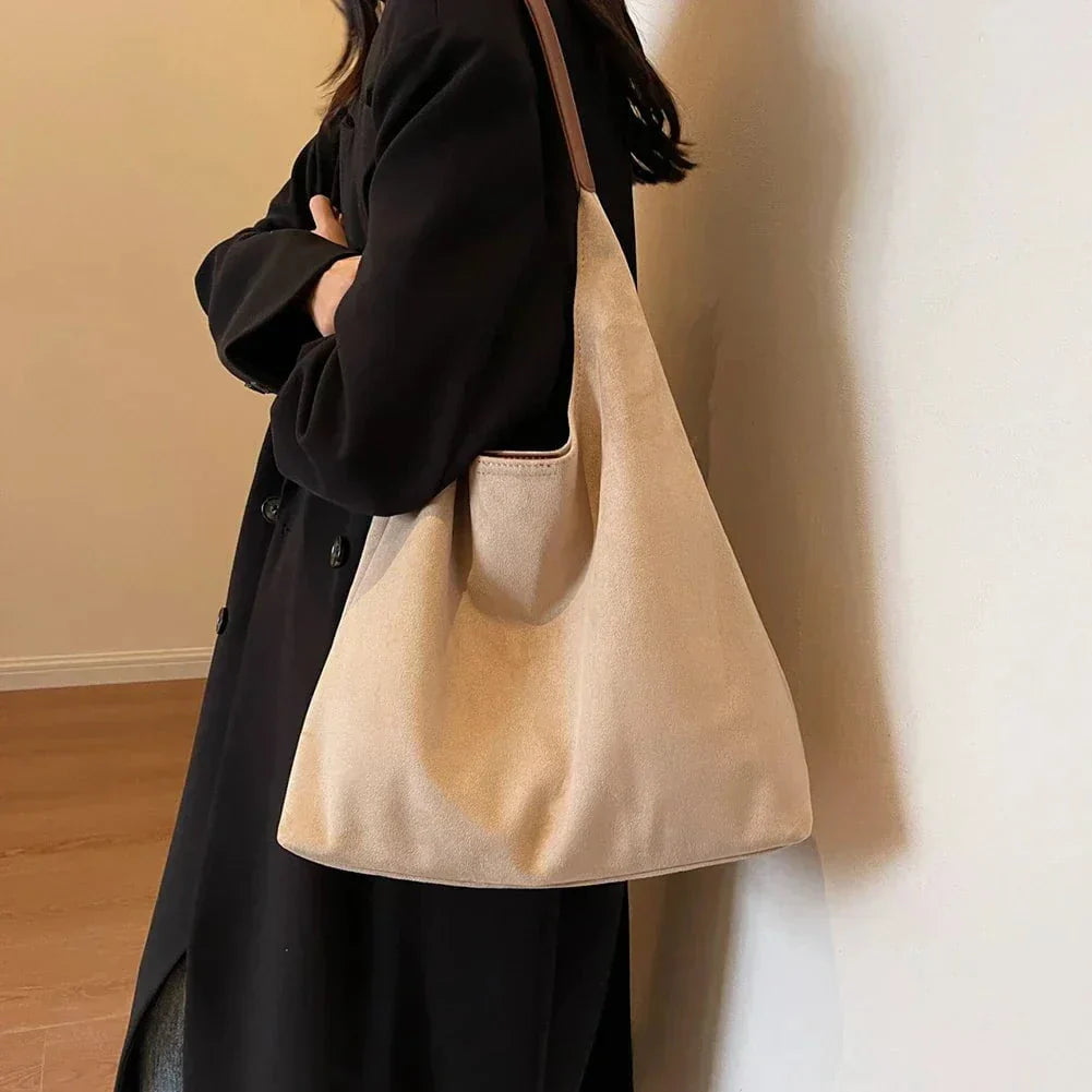 Tas Dames - Oversized Zachte Tote met Enkele Schouderriem | Casual
