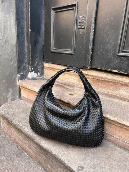 Tas Dames - Grote Gevlochten Hobo met Enkele Schouderriem | Casual