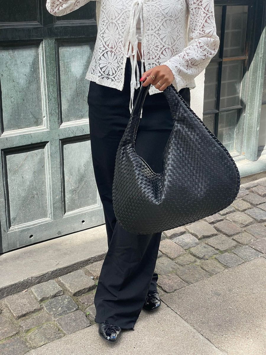 Tas Dames - Grote Gevlochten Hobo met Enkele Schouderriem | Casual