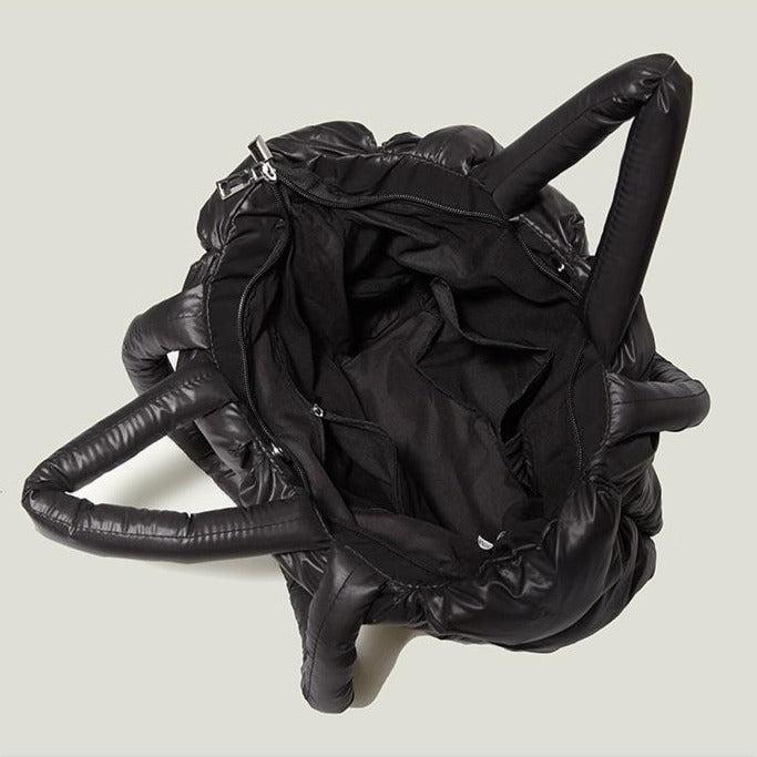 Tas Dames - Gewatteerde Tote met Gevuld Handvat en Puffer Panelen | Casual