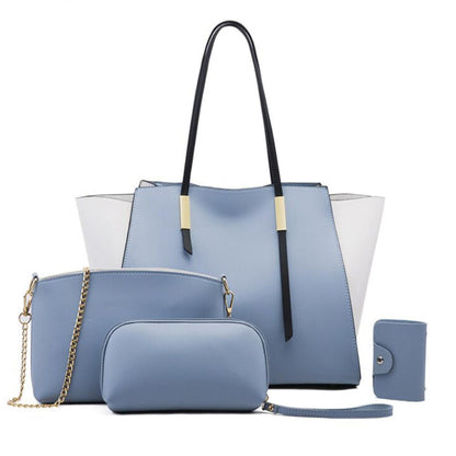Tas Dames - 4-Delige Set met Shopper, Crossbody en Clutch | Chic