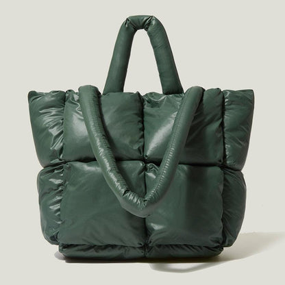 Tas Dames - Gewatteerde Tote met Gevuld Handvat en Puffer Panelen | Casual