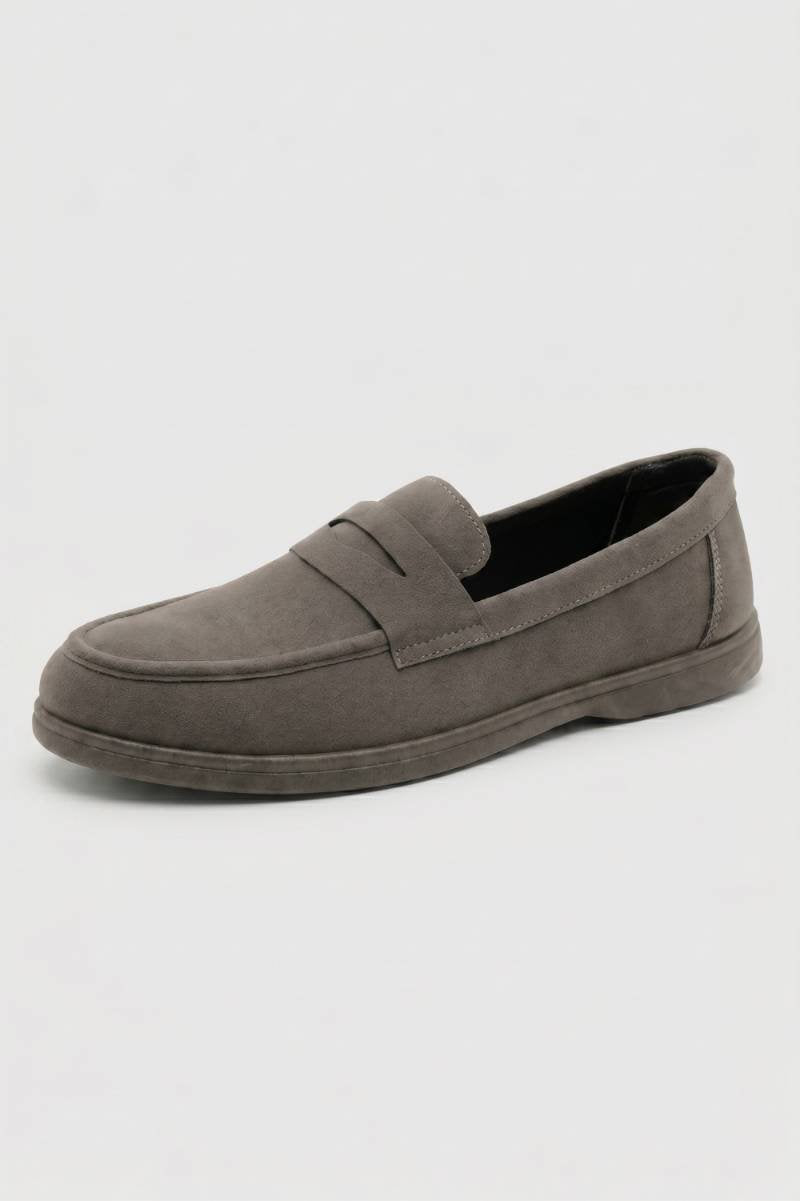 Loafers Heren - Casual Instappers | Comfortabele Dagelijkse Schoen — Grijs