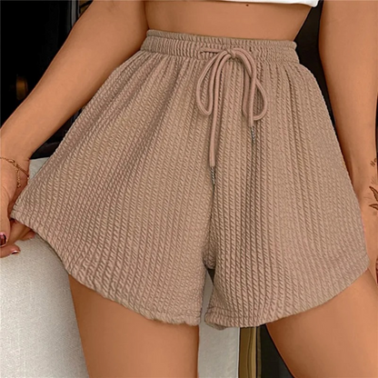 Korte Broek Dames - Casual Wijde Short met Trekkoord | Zomer