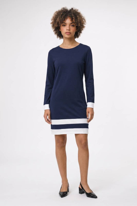 Mini Jurk Dames - Gestreept | Lange Mouwen