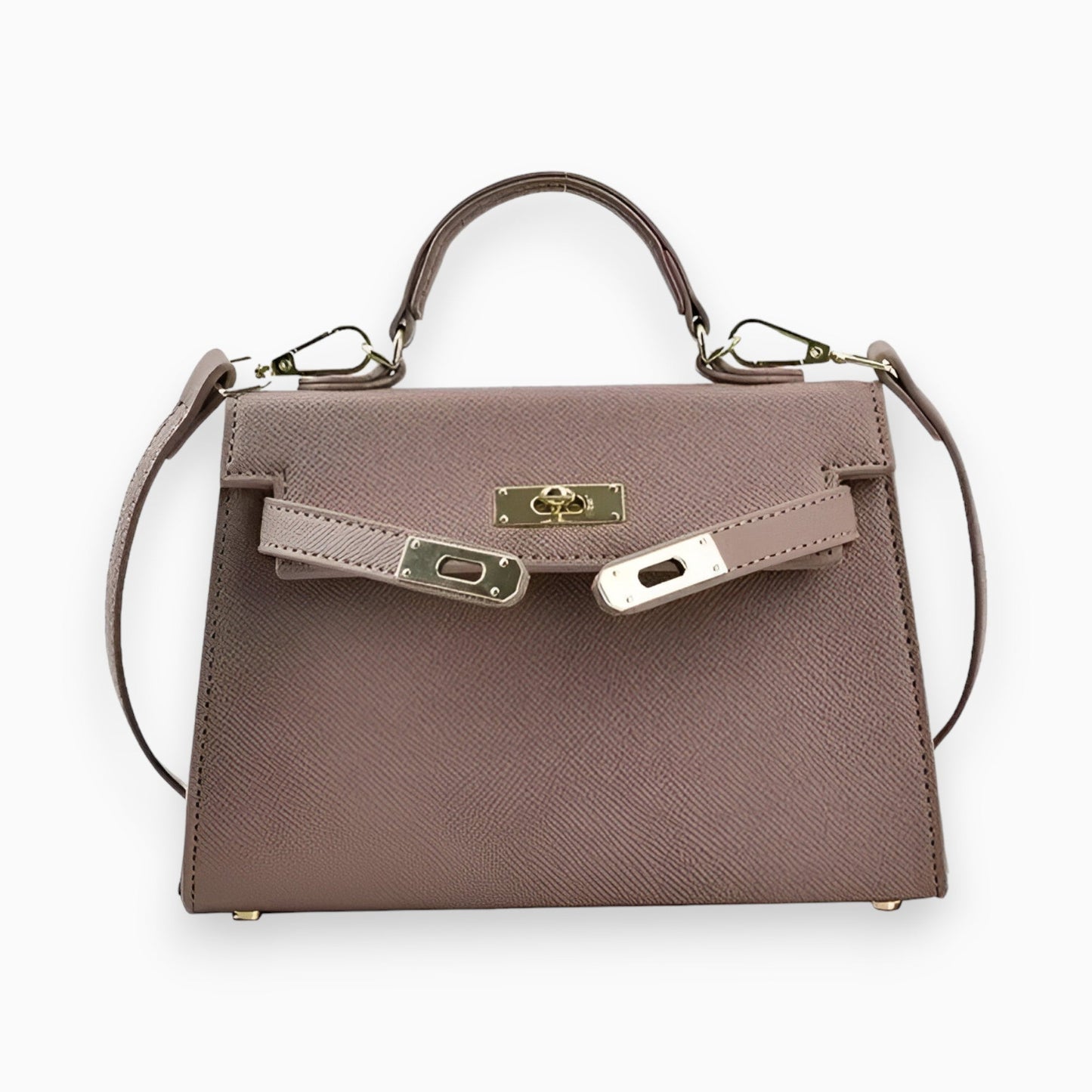 Tas Dames - Handtas met Gouden Sluiting | Chique