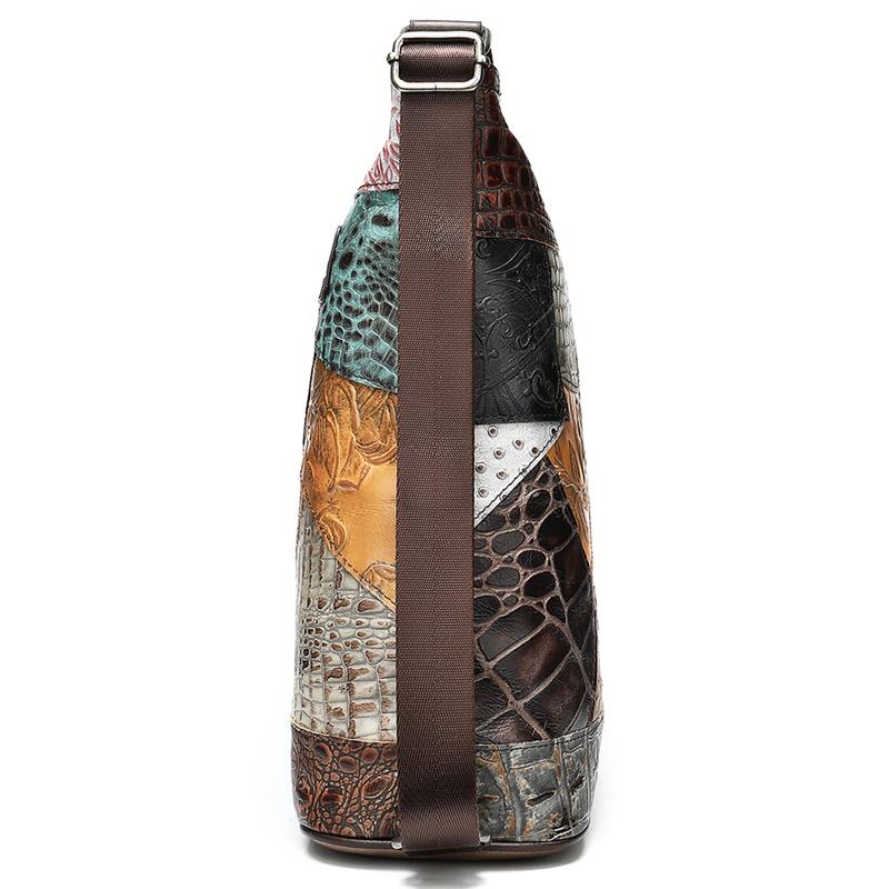 Tas Dames - Bohemien Patchwork 2-in-1 Schoudertas en Rugzak | Casual